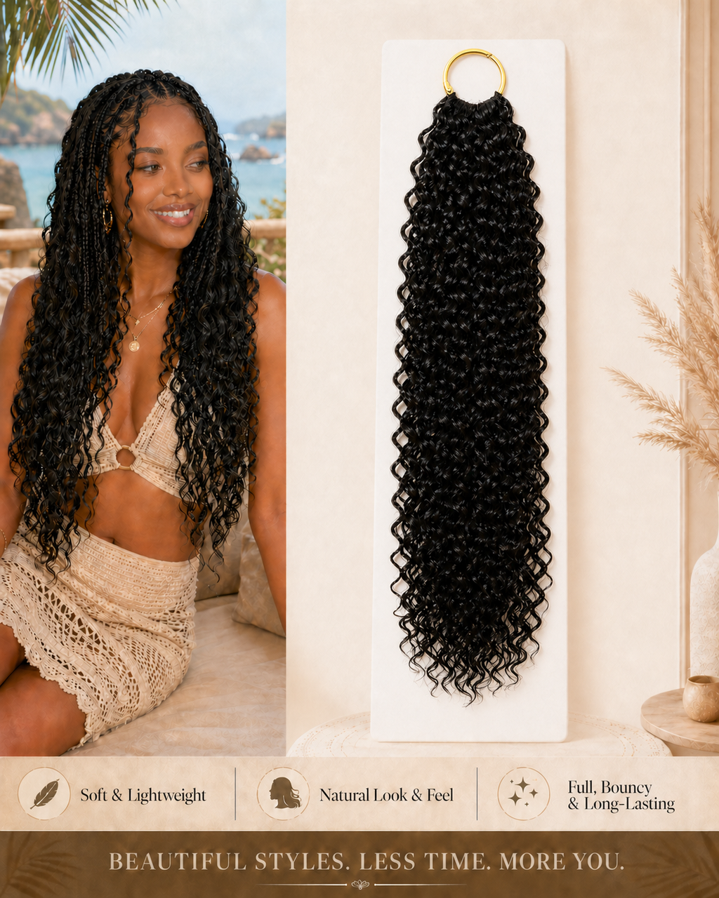 Jerry Curly Miracle Knots 3-Pack Bundle