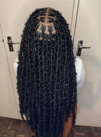 Butterfly Locs Crochet Hair, Pre-Looped Distressed Soft Locs, 62 Locs