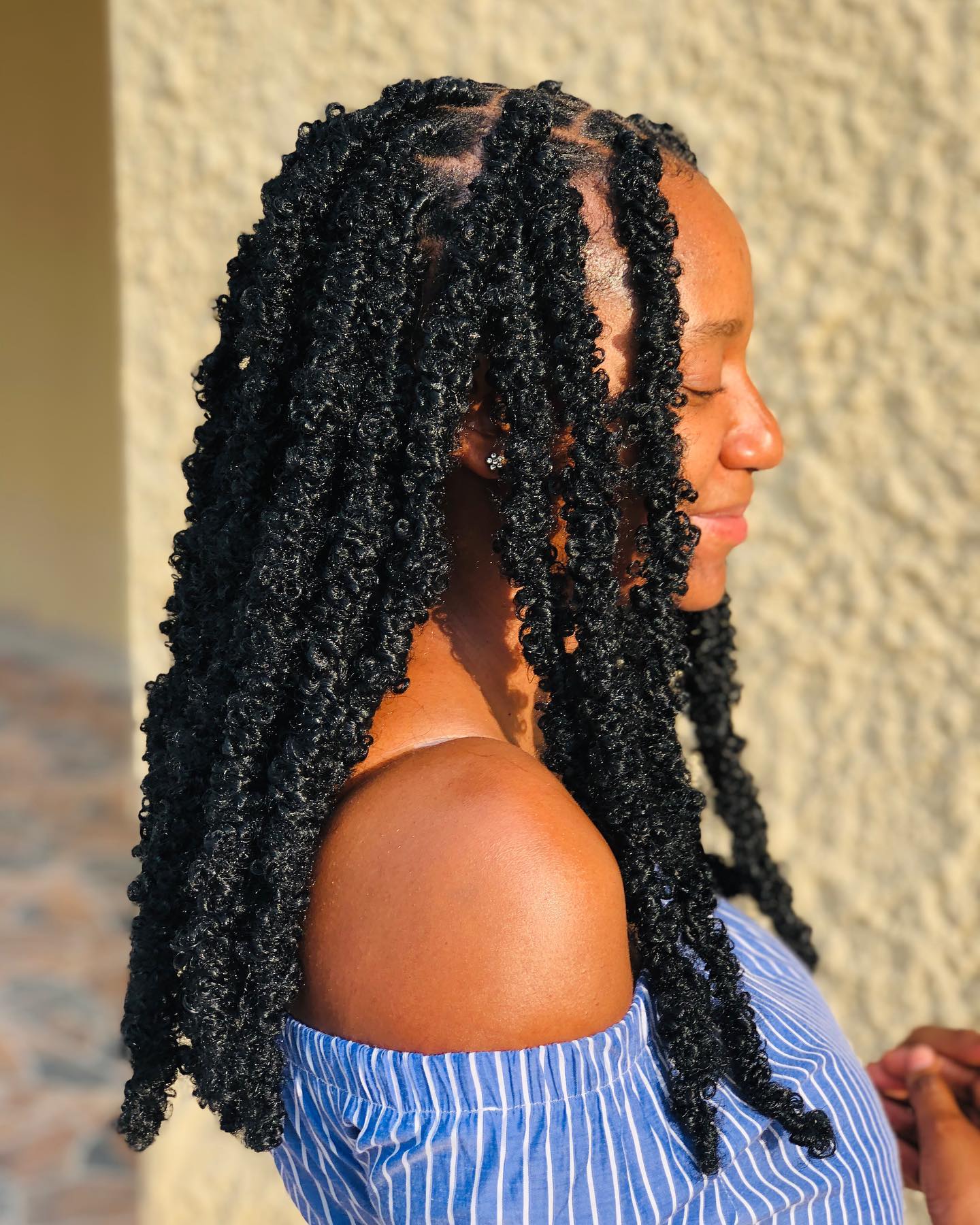 Butterfly Locs Crochet Hair, Pre-Looped Distressed Soft Locs, 62 Locs