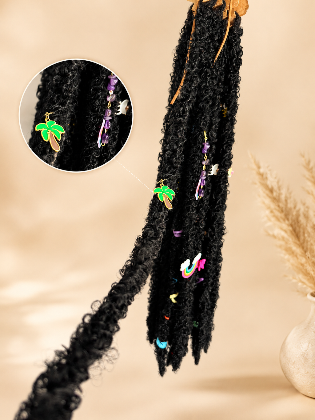 Butterfly Locs Crochet Hair, Pre-Looped Distressed Soft Locs, 62 Locs