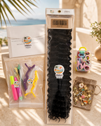 Burmese Curly Crochet for Natural Boho Braids Miracle Knots Bundle ｜Time-Saving Pre-Separated
